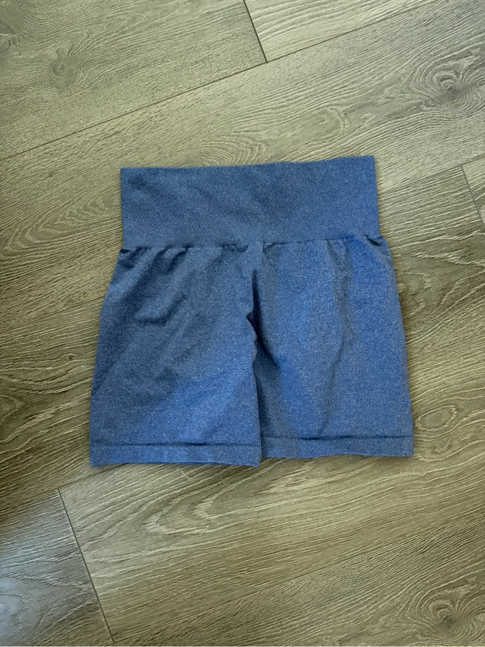NVGTN High-Waist Navy Blue Active Shorts